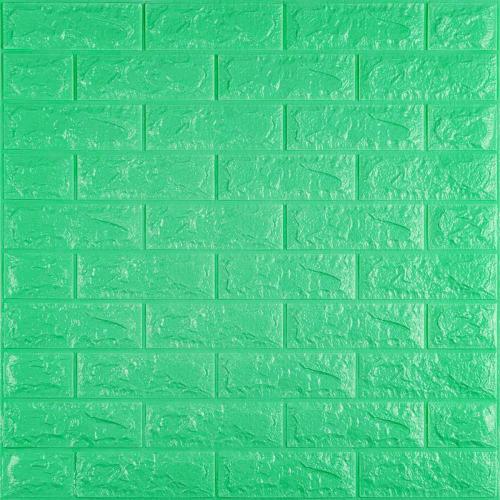 3D панель самоклеюча цегла М'ята 700x770x7мм (012-7) Sticker Wall SW-00000050 3D панель самоклеюча цегла М'ята 700x770x7мм (012-7) Sticker Wall SW-00000050