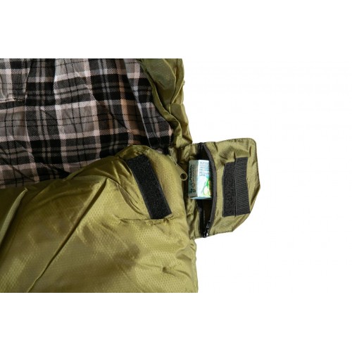 Спальний мішок Tramp Sherwood Regular ковдра правий 220/80 Dark-Olive/Grey (UTRS-054R-R)
