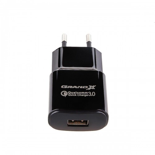 Зарядний пристрій Grand-X (1USBx3А) QC3.0 Black (CH-550TC) + кабель USB-C в інтернет супермаркеті PbayMarket!