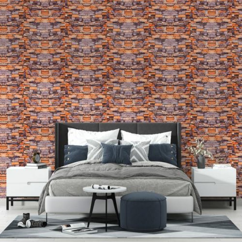 Самоклеюча 3D панель піщаник катеринослав цегла Sticker Wall 20000х700х3мм