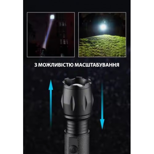 USB-Запальничка з ліхтариком Solve Black KT6007902 USB-Запальничка з ліхтариком Solve Black KT6007902