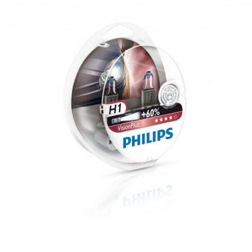 Автолампа PHILIPS 12258VPS2 H1 55W 12V P14,5s VisionPlus в інтернет супермаркеті PbayMarket!