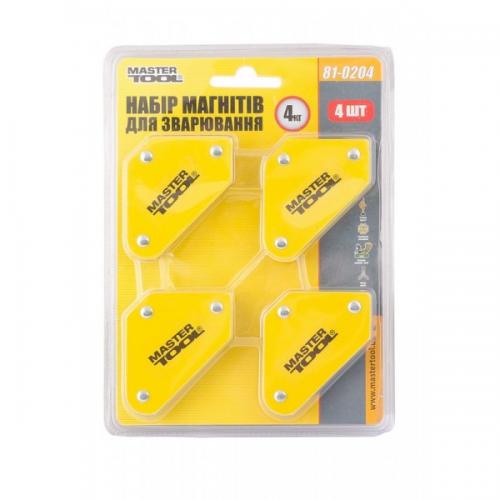 Набір магнітів для зварювання MASTERTOOL 4 кг 45°/90°/135° 81-0204