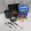 Набір туристичного посуду A-PLUS Cooking Set DS-101/6017