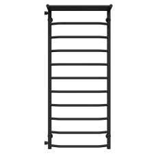 Рушникосушарка водяна Трапеція з полицею П11 500х1200 Deffi Чорний (C.TP.120.50.11.B.B)