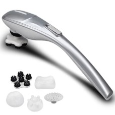 Масажер для тіла Benbo 701-В 5 насадок Сріблястий (1440236640)