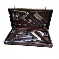 Набір шампурів ТУР Gorillas BBQ в дерев'яній коробці Набір шампурів ТУР Gorillas BBQ в дерев'яній коробці