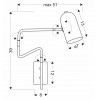 Бра Candellux Hosti 51x39 см Золотистий (21-75468)