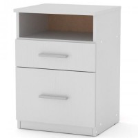 Тумбочка нічна Компаніт ПКТ 4 Німфея альба (білий) Тумбочка нічна Компаніт ПКТ 4 Німфея альба (білий)