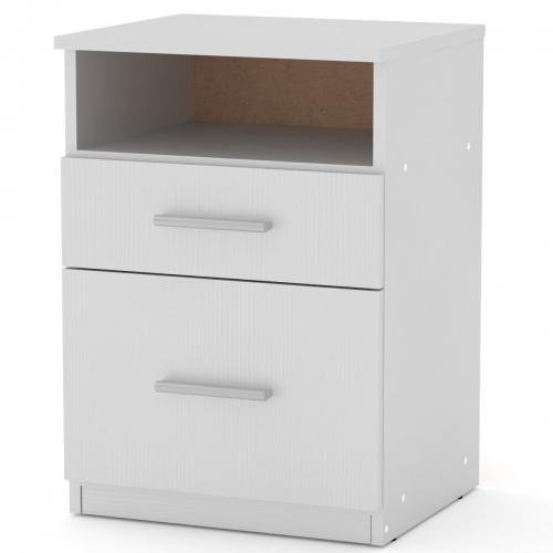 Тумбочка нічна Компаніт ПКТ 4 Німфея альба (білий) Тумбочка нічна Компаніт ПКТ 4 Німфея альба (білий)