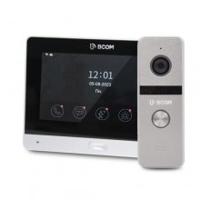 Комплект Wi-Fi відеодомофонa 7 BCOM BD-760FHD/T Silver з Tuya Smart і BT-400FHD Silver
