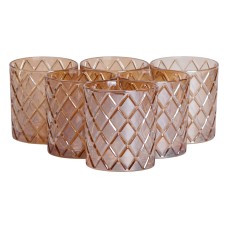 Набір склянок для віскі YIWU 320 мл Золотистий 6 шт (HP-19-11GLASS)