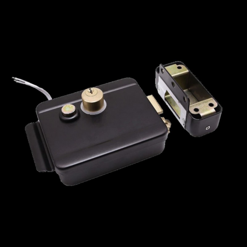 Замок електромеханічний накладний GreenVision GV LEMch-110 Black