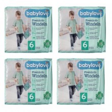 Дитячі одноразові підгузники Babylove Premium 6 xl (15-20) кг 128 шт