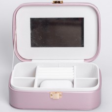 Скринька-органайзер для прикрас YIWU 20x14x7 см Бузковий (HP-5-32P)