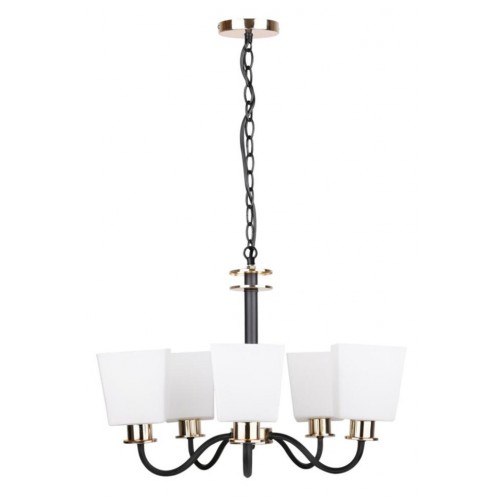 Люстра Candellux Schubert 53x100 см Чорно-золотистий (35-74249) Люстра Candellux Schubert 53x100 см Чорно-золотистий (35-74249)