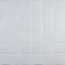 Самоклеюча 3D панель 3D Loft білі рвані кубики 700x700x8мм