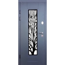 Двері вхідні Ваш Вид Остін фарба RAL 7016 850,950х2040х100 Ліве/Праве