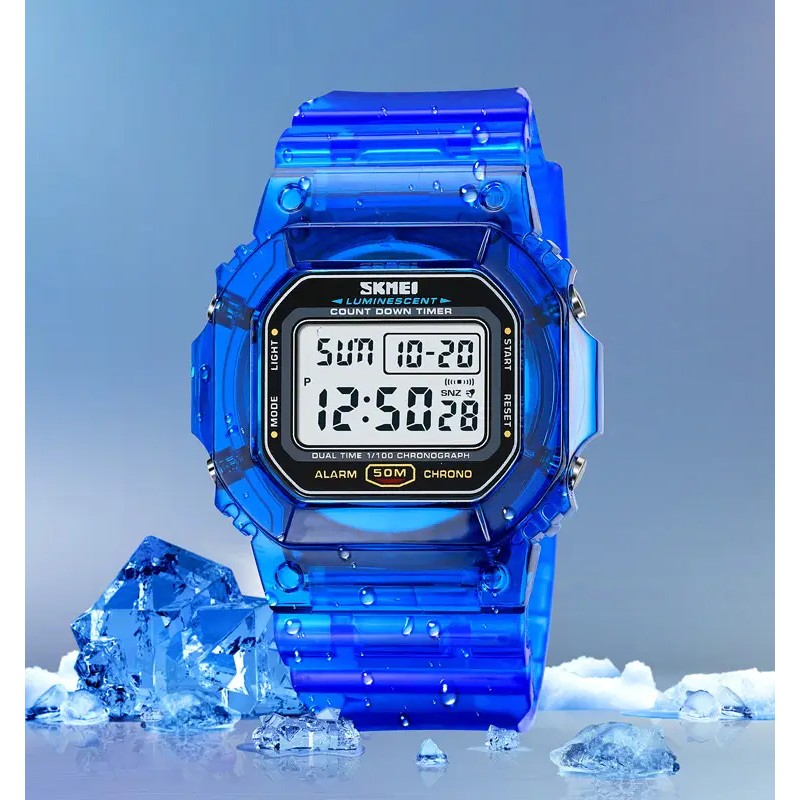 Жіночий наручний спортивний годинник Skmei 1999 Синій