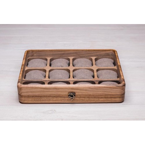 Бокс для зберігання наручних годинників ecoWalnut 7х35х26.5 см Бокс для зберігання наручних годинників ecoWalnut 7х35х26.5 см