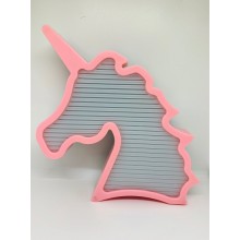 Нічник світильник Єдиноріг Light up message board з посланням Рожевий (uq124107)