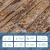 Декоративна панель ПВХ під цеглу 960*480*4мм (D) Sticker Wall SW-00001837 Коричнева
