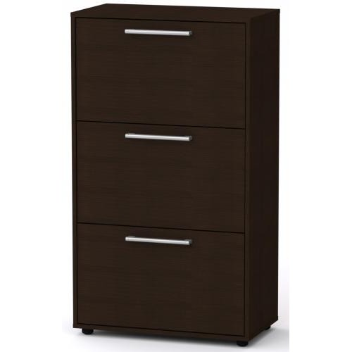 Тумба для взуття ТО-20 Компанит Венге темний (70х38х123 см)