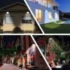 Вуличний настінний світильник Solar Light BK-4-320SMD з пультом ДУ та сонячною батареєю LED ліхтар
