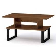 Стіл журнальний Компанит Лофт 2 80х50х42,6 см горіх