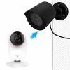 Корпус кронштейн для зовнішньої установки камери Xiaomi Mijia Y3/Y4, Yi/Mi Home Чорний (SYiHC)