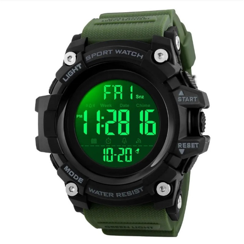 Чоловічий спортивний годинник Skmei 1384 Зелений