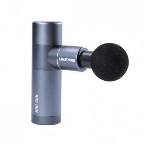 Перкусійний масажер LivePro MINI MASSAGE GUN сірий 13.7x9x4.6см LP8513 Перкусійний масажер LivePro MINI MASSAGE GUN сірий 13.7x9x4.6см LP8513