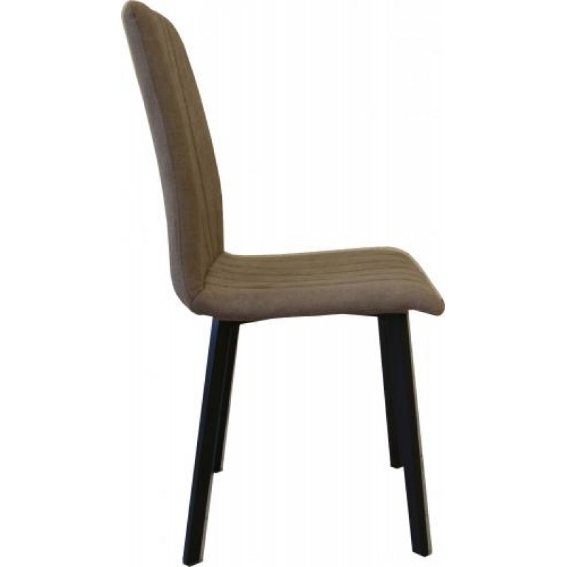 Стілець Max's furniture Брайтон 01 Чорний/Світло-коричневий