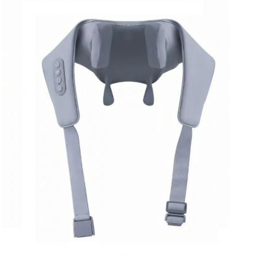 Масажер ударний для шиї та плечей No Brand Neck massager з ІЧ-підігрівом електричний на акумуляторі Сірий (2104618544) Масажер ударний для шиї та плечей No Brand Neck massager з ІЧ-підігрівом електричний на акумуляторі Сірий (2104618544)