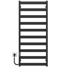 Рушникосушарка електрична Silvia П10 500х1200 E Deffi Чорний JD04 (A.SV.120.50.10.E.B.L.2)