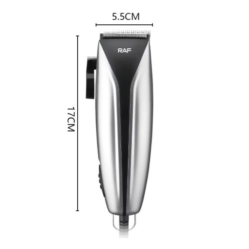 Машинка для стрижки волосся RAF R.415 від мережі 220В 7W Silver-Black