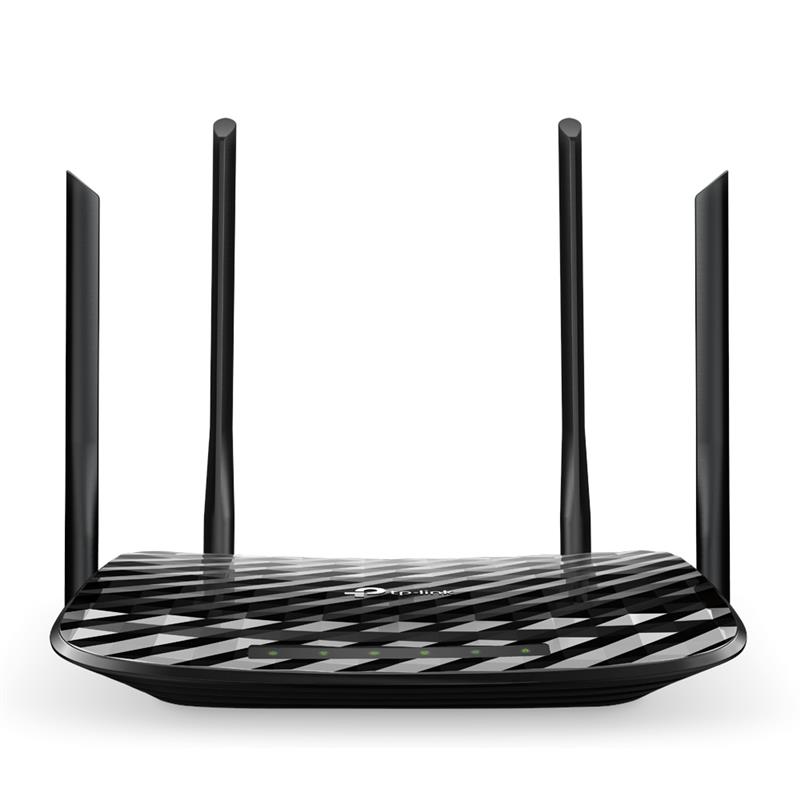Бездротовий маршрутизатор TP-Link ARCHER A6 (AC1200, 4хGE LAN, 1хGE WAN, MU-MIMO, 4 антени)