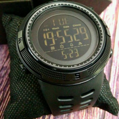 Наручний годинник чоловічий Skmei Clever 1250 Чорний (1239)
