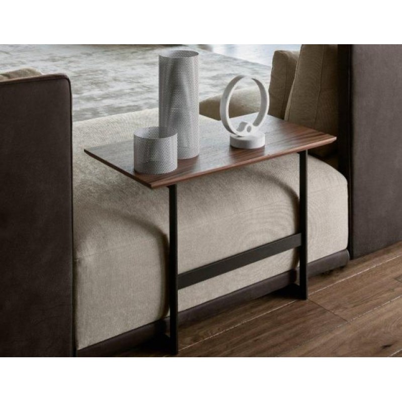 Приставний столик у стилі Loft NS-1512 660x600x250 мм Черный