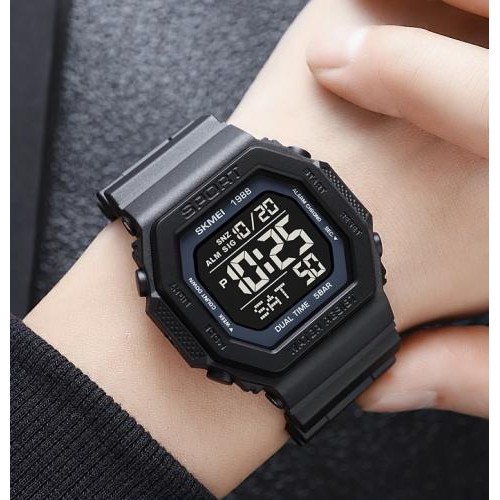 Чоловічий годинник Skmei Military Black