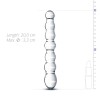 Скляний дилдо у вигляді намистин Gildo Glass Dildo No. 19 в інтернет супермаркеті PbayMarket!