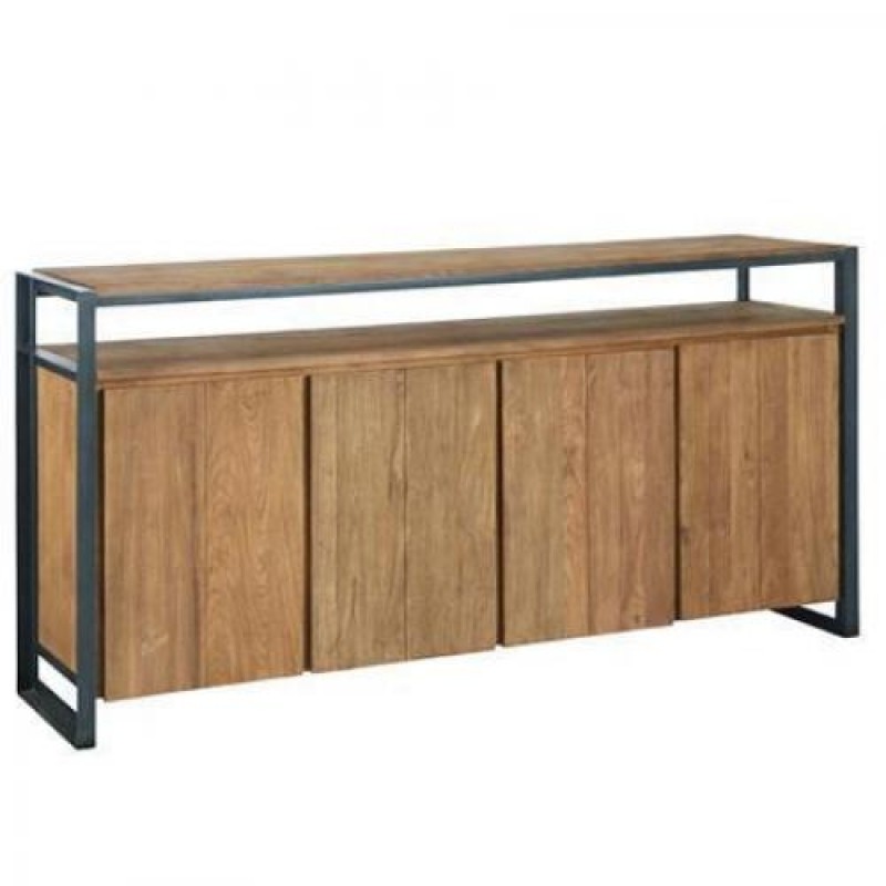 Комод Loft NS-261 930x2000x400 мм Чорний