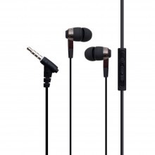 Дротові навушники вакумні з мікрофоном Hoco 3.5 mm M52 Stereo 1.2 m Black