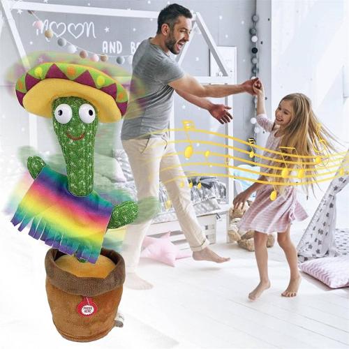 Танцюючий кактус-повторюшка Funny Toys Dancing Mexicano TikTok Cactus 31 см CPK 56683 Танцюючий кактус-повторюшка Funny Toys Dancing Mexicano TikTok Cactus 31 см CPK 56683