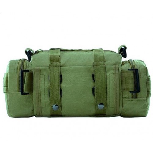 Тактична чоловіча сумка No Brand Molle Combat Sachet 18x30x8 см Хакі (1870530731) Тактична чоловіча сумка No Brand Molle Combat Sachet 18x30x8 см Хакі (1870530731)