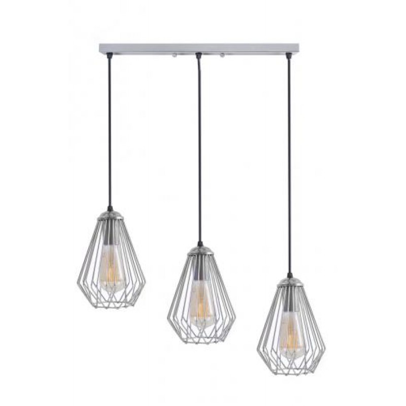 Світильник підвісний у стилі лофт MSK Electric Silvia NL 05371-3 CR