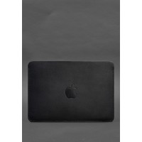 Чохол із натуральної шкіри для MacBook 13 дюйм Синій Краст BlankNote