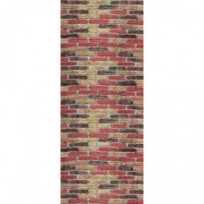 Самоклеюча декоративна 3D панель під бежево-червону катеринославську цеглу в рулоні 20 м 3D Loft 20000x700x3мм