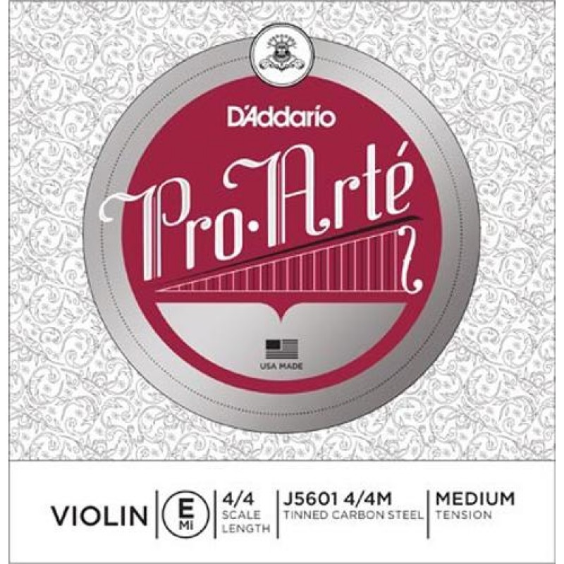 Струна D'Addario J5601 4/4M Pro-Arte Violin E String Medium Tension