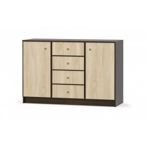 Комод у вітальню Меблі Сервіс із ДСП 2Д4Ш Фантазія (897020) Комод у вітальню Меблі Сервіс із ДСП 2Д4Ш Фантазія (897020)